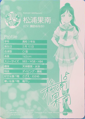 Aqoursのプロフィール比較 スリーサイズ 身長 サインなど ラブライブ サンシャイン Wiki Fandom