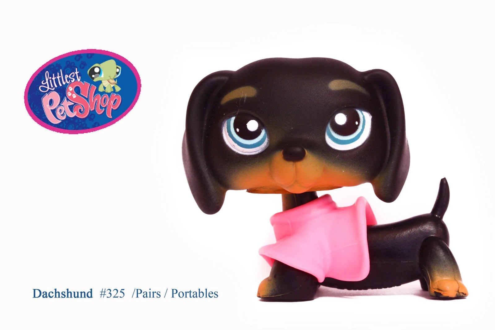 LPS Littlest Pet Shop #325 Authentique Chien Teckel Hasbro