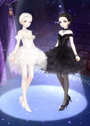 The suit with the Black Swan suit