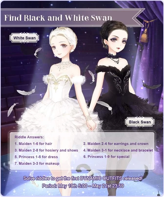 black swan white dress