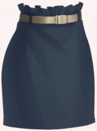 Navy blue shop pencil skirt queen