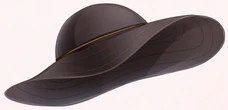 Embossed Wide Brim Hat