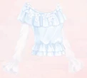 Blue Gauze Sleeves