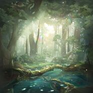 Flowing Forest Water (Realm of Foams)