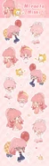 Stickers for Miracle Nikki's 10th Anniversary