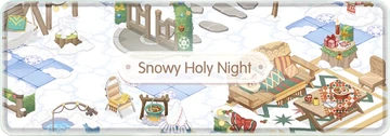 Snowy Holy Night Icon