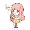 Nikki Chibi Idea sticker