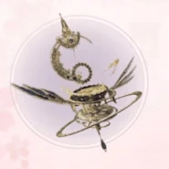 The background accessory Magnificent Imperial Chariot animated