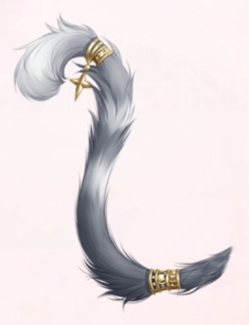 cat tail drawing
