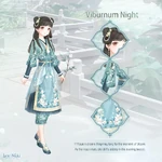 Viburnum Night Maiden drops
