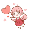 Nikki Hearts sticker