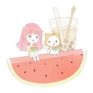 Nikki and Momo Watermelon