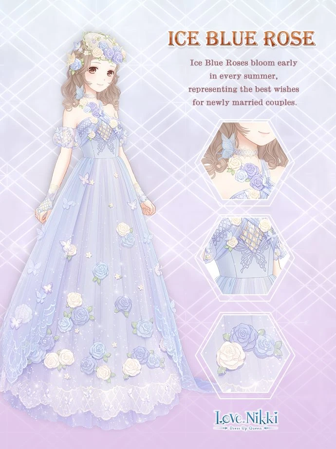 Ice Blue Rose Love NikkiDress UP Queen! Wiki Fandom
