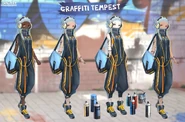 Graffiti Tempest using different skin tones