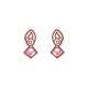 Pink Diamond Earrings