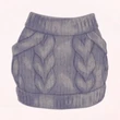 Gray Knit Skirt