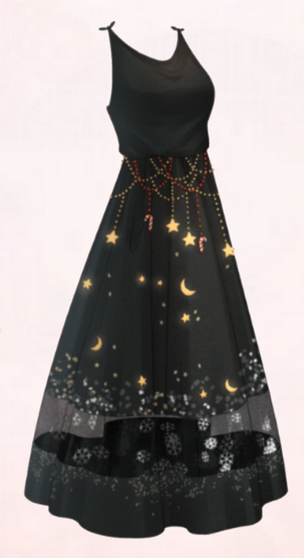 starry dressing gown
