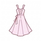Elegant Dress-Pink