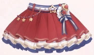 Star Pleated Skirt