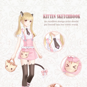 Kitten Sketchbook Love Nikki Dress Up Queen Wiki Fandom