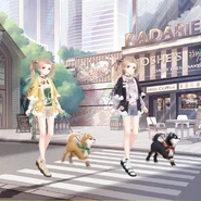 The unposed version of the suit