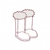 Tall Snow Boots-White