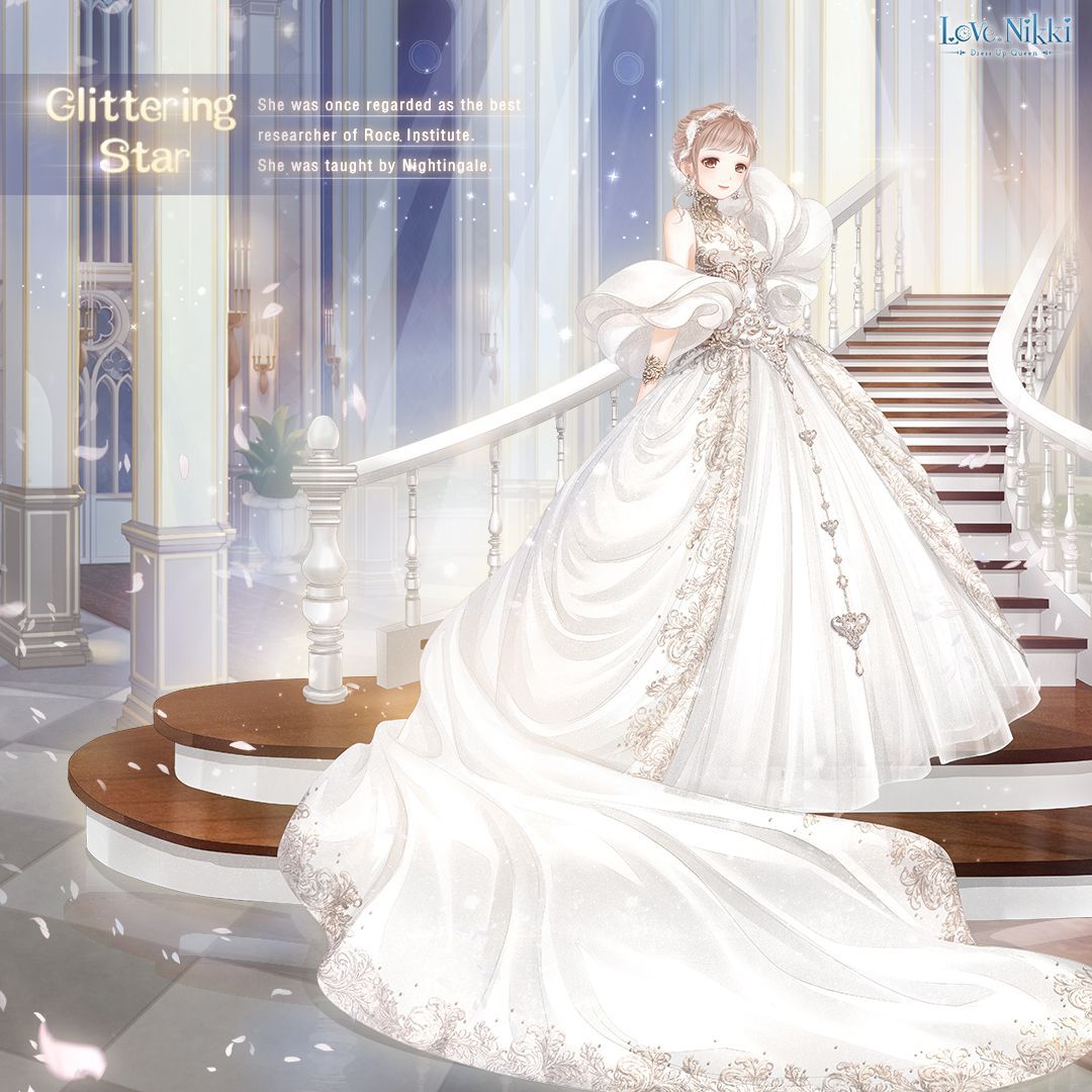 Wedding dress top design love nikki