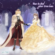 With the suit Kiss of Crescent