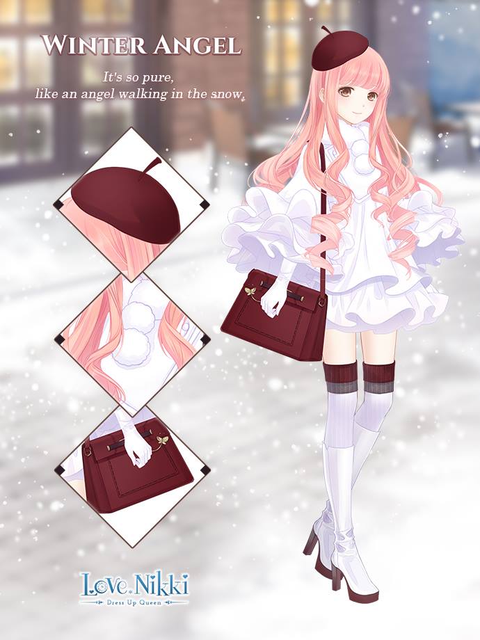 Pink Jacket Winter Outfit - Angel