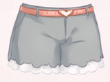 Decorative Shorts-Gray