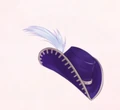 Swordswoman Cap-Purple