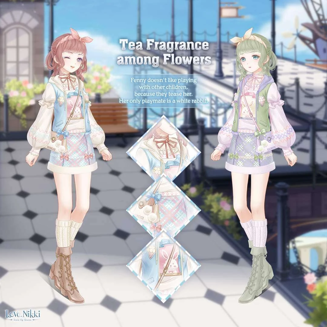 Tea Fragrance among Flowers Love NikkiDress UP Queen! Wiki Fandom