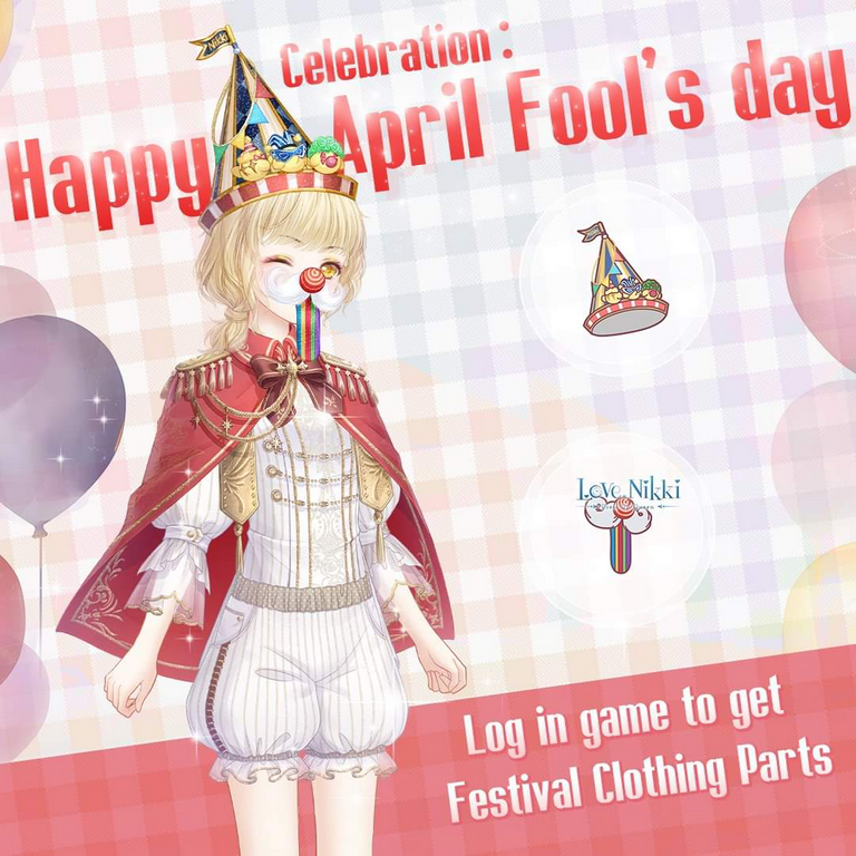April Fool's Day 2021 Login Gifts | Love Nikki-Dress UP