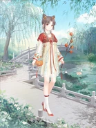 The suit with the additional items