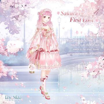 Sakura Dipped in Love Love Nikki Dress UP Queen Wiki Fandom