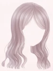 Grey Purple Curl