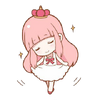 Sticker Nikki Curtsy