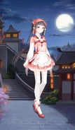 The unposed version of the suit