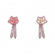 Twin Hibiscus Pendant
