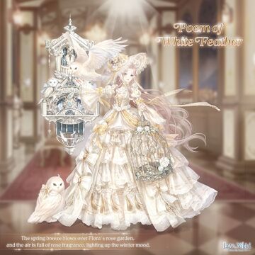 White fishtail skirt love nikki best sale