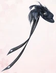 Black Feather Hat