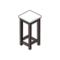 Bar Stool-Black-White icon