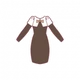 Ladies's Dress-Brown