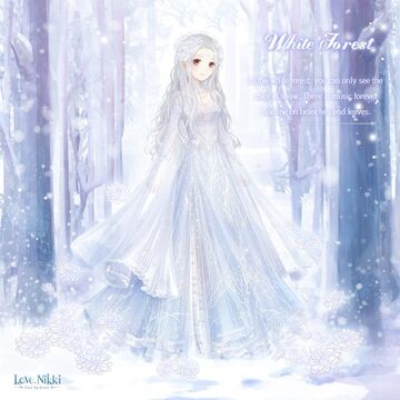 White fishtail skirt 2025 love nikki