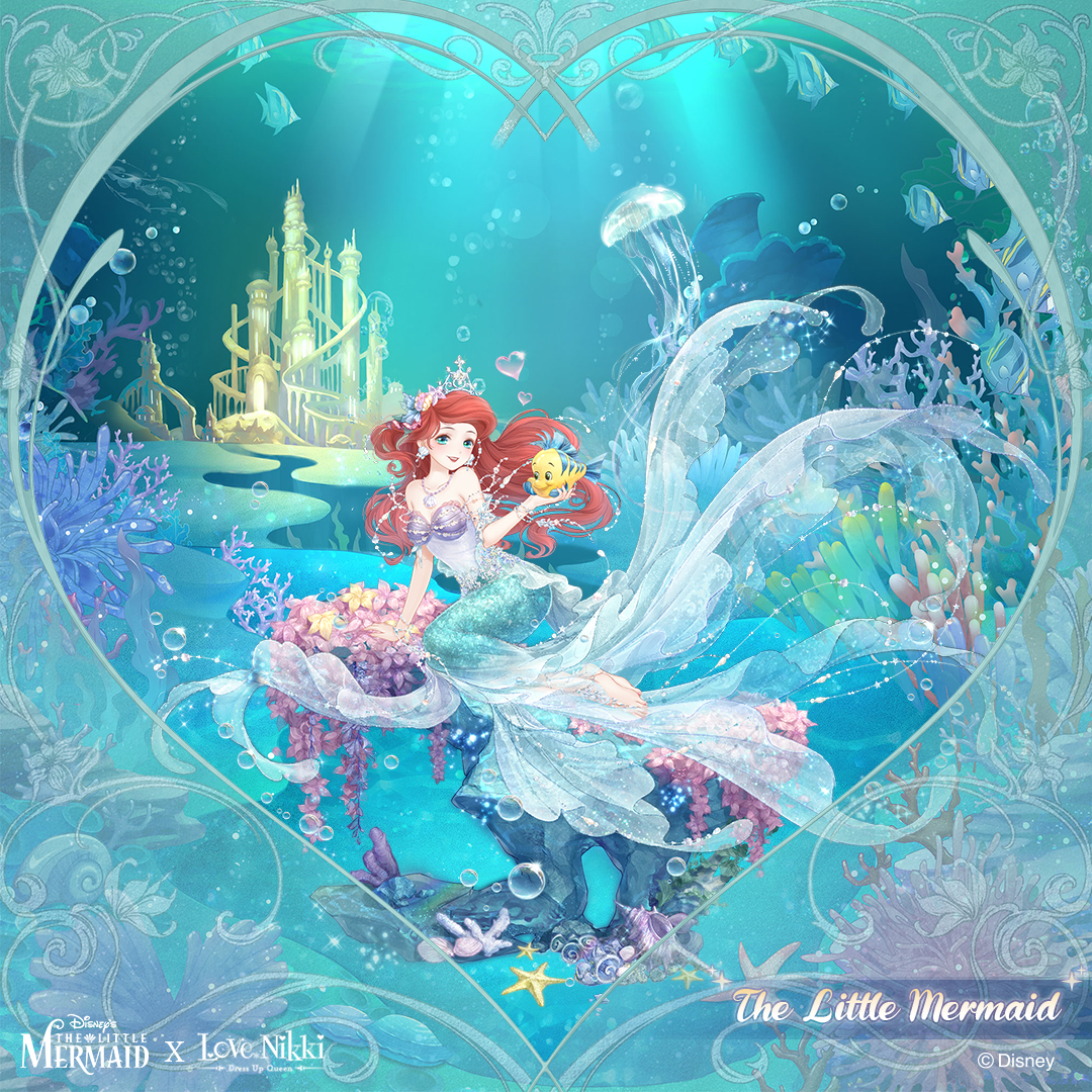 Cute Mermaid Ariel Dress Up Game