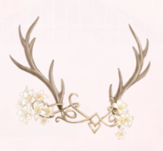 Fantasy Deer with Beautiful Antlers