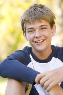 Smiling-Tween-Boy-Outside 15805087