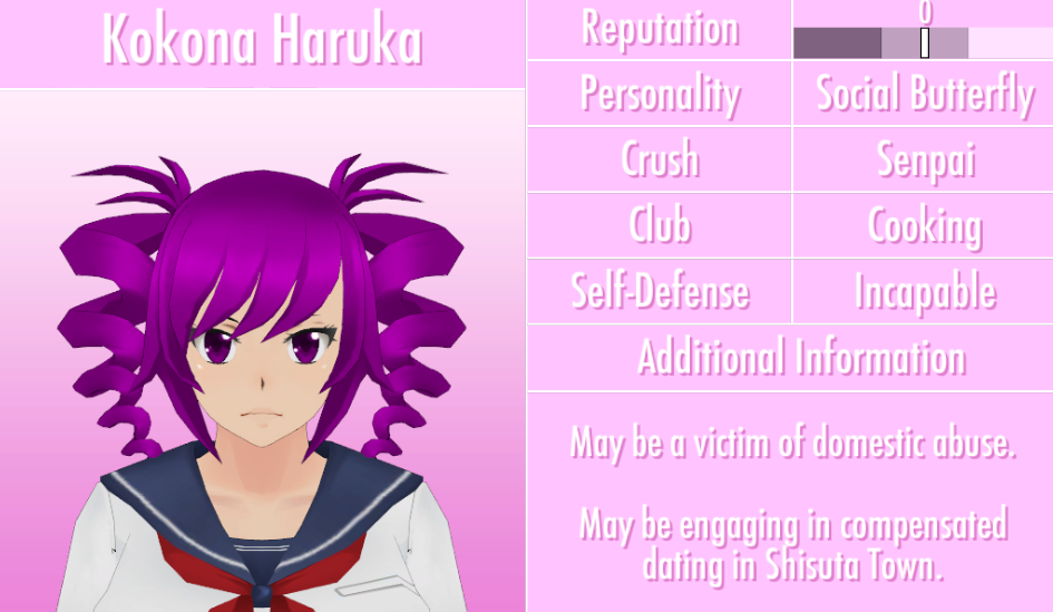 Personas, Yandere Simulator Wiki