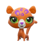 Figurine Littlest Pet Shop LPS Jaguar #2458, Inde Blythe, Hasbro, Occasion