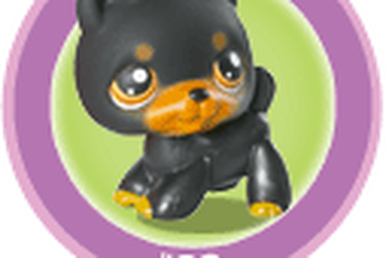 Littlest Pet Shop #1785 #1465 BASSET HOUND Dog Authentic LPS - 69